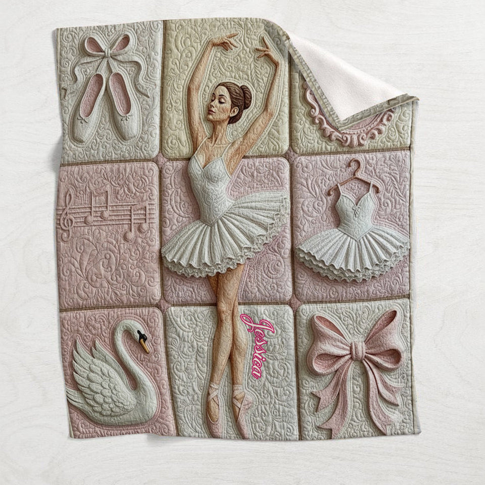 Love Ballet - Personalized Ballet Blanket