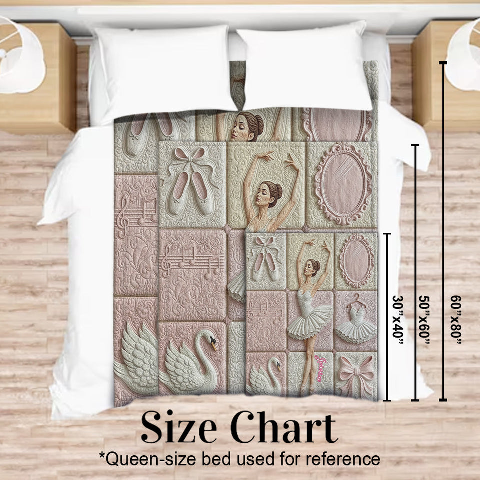 Love Ballet - Personalized Ballet Blanket