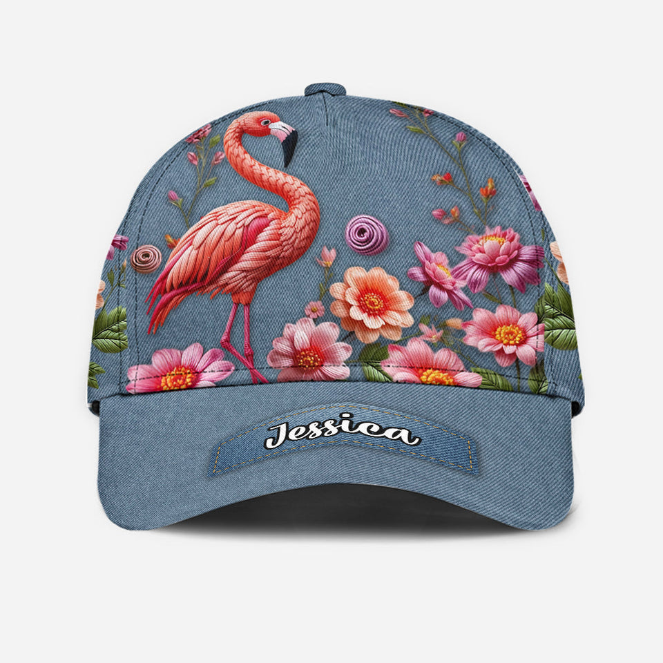 Love Flamingos - Personalized Flamingo Classic Cap