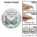 Good Friend Is Like A Good Bra - Personalized Bestie Ornament