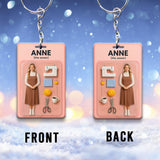 Custom Figure From Photo - Personalized Sewing Keychain