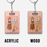 Custom Figure From Photo - Personalized Sewing Keychain