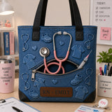 Love My Job - Personalized Nurse Tote Bag
