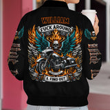 Old Biker - Personalized Biker Bomber Jacket