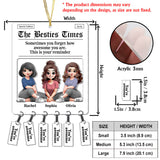 Tear-off Tabs Flyer - Personalized Bestie Ornament With Charm