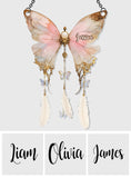 Beautiful Vintage Butterfly - Personalized Butterfly Window Hanging Suncatcher Ornament