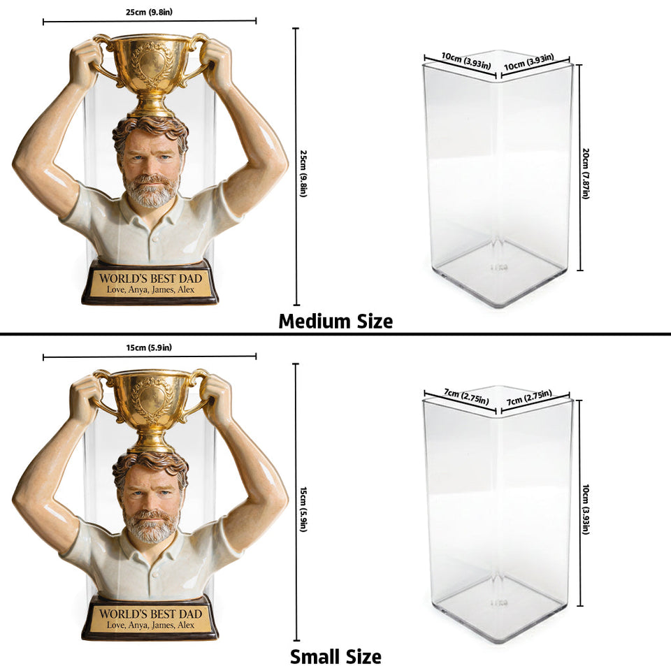 World's Best Dad - Personalized Father Acrylic Pot