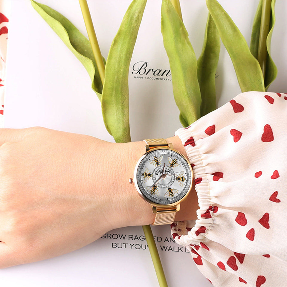 Love Bees - Personalized Bee Women Hand Watch