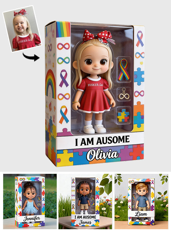 Autism Awareness Toy Style - Personalized Autism Awareness Custom Shaped Acrylic Plaque