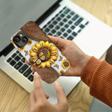 Sunflower Gift For Grandma Mom - Personalized Grandma Full Print Phone Case