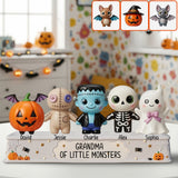 Little Monsters - Personalized Grandma Custom Shaped Acrylic Plaque