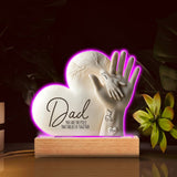 Dad You Are The Piece That Holds Us Together - Personalized Father Custom Shaped Acrylic Plaque