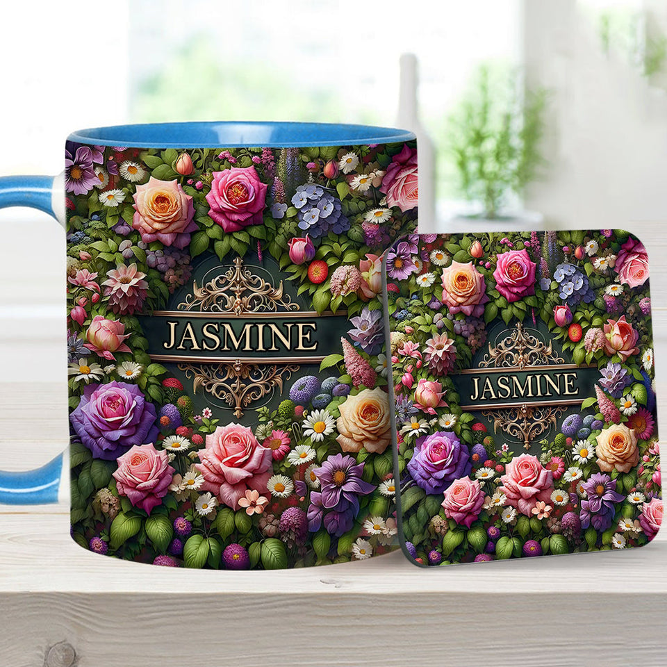 Welcome To My Garden - Personalized Gardening Accent Mug