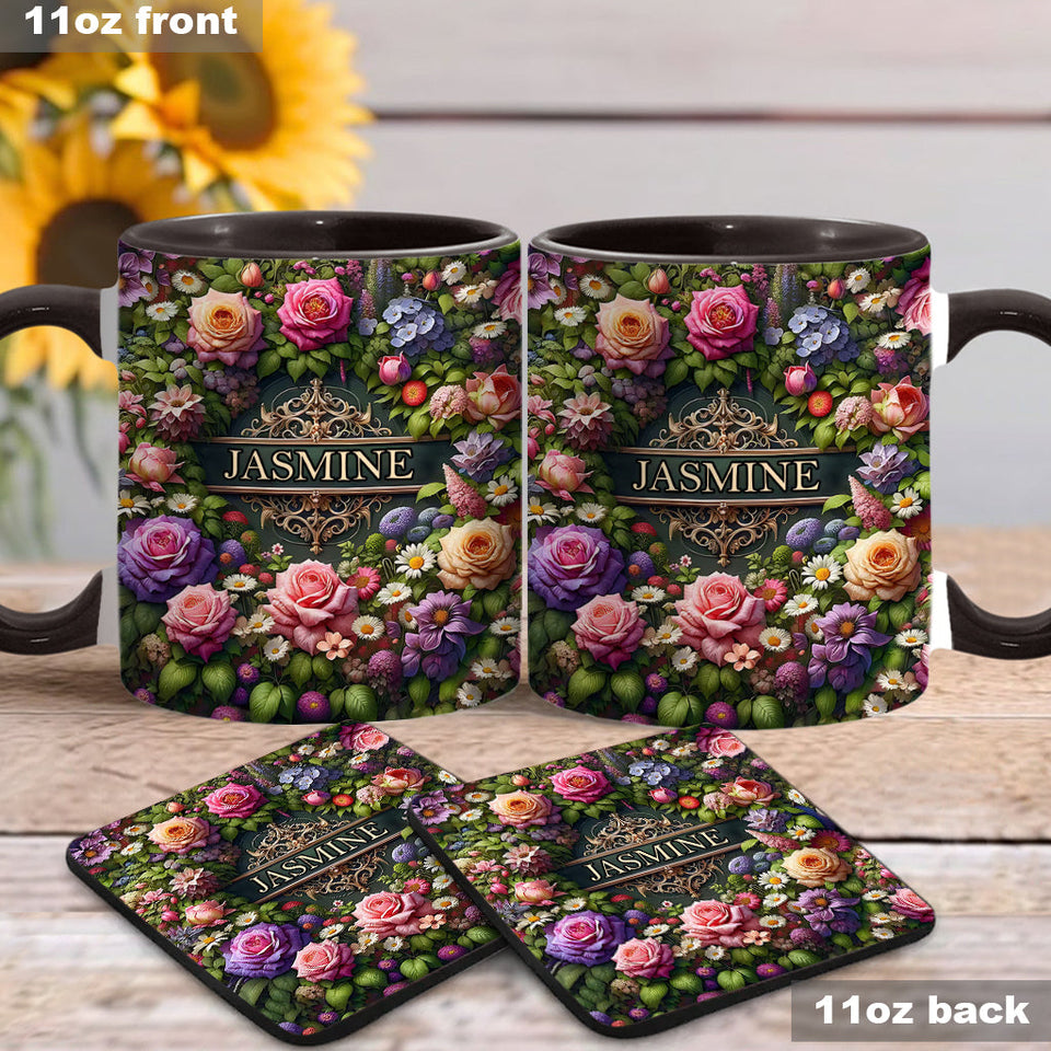 Welcome To My Garden - Personalized Gardening Accent Mug