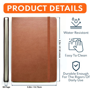 Dad, We Want to Hear Your Story - Personalized Father Leather Journal