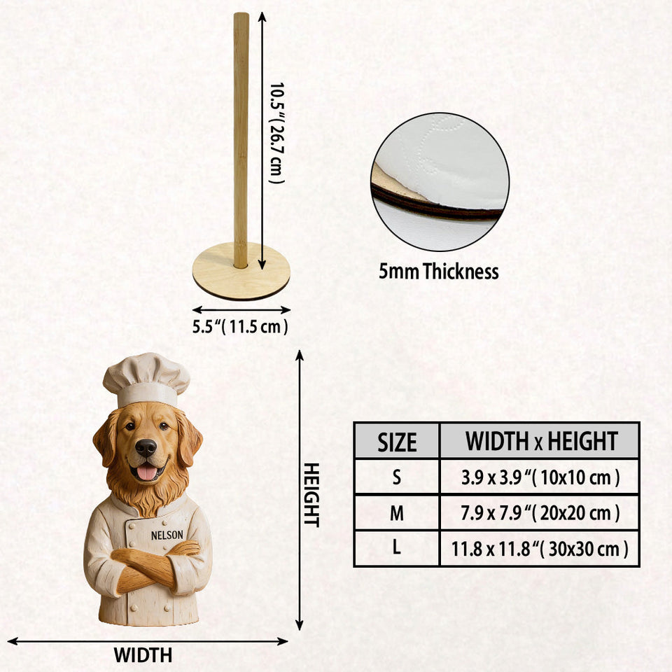 Kitchen Boss - Personalized Dog Paper Towel Stand