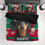 Christmas Season - Personalized Dog Bedding Set