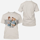 Dad Established - Personalized Father All Over Shirt