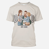 Dad Established - Personalized Father All Over Shirt