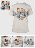 Dad Established - Personalized Father All Over Shirt