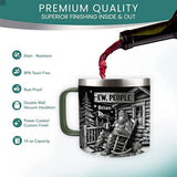 Ew, People - Personalized Camping Insulated Coffee Mug Travel Tumbler