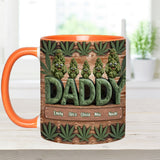 Best Dope Dad - Personalized Father Accent Mug