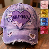 Grandma's Hearts - Personalized Grandma Classic Cap