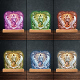 My Mom Was So Amazing - Personalized Memorial Mother Shaped Plaque Light Base