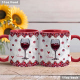 Just A Girl Who Loves Wine - Personalized Wine Accent Mug