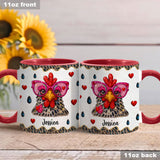 Crazy Chicken Lady - Personalized Chicken Accent Mug
