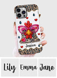 Crazy Chicken Lady - Personalized Chicken Full Print Phone Case