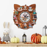 The Purfect Day - Personalized Cat LED Light Wall Clock