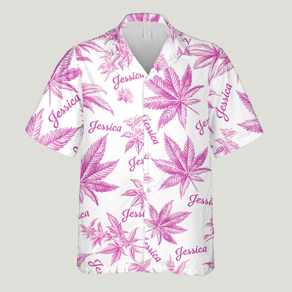 Get High - Personalized Weed Hawaiian Shirt