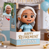 Happy Retirement - Personalized Retired Custom Shaped Acrylic Plaque