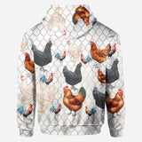 Easily Distracted by Peckers - Personalized Chicken All Over Shirt