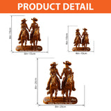 Riding Partners For Life - Personalized Cowgirl Custom Shaped Acrylic Plaque