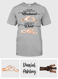 First Husband Now Daddy - Personalized Father T-shirt And Hoodie