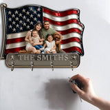 Any Photo Family Gift - Personalized Family Custom Shaped Hanging Rack