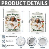 Seed Keeper - Personalized Gardening Container Jar