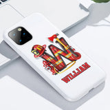 Alphabet Firefighter - Personalized Firefighter Full Print Phone Case