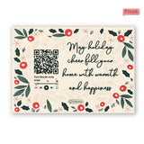 Merry Christmas - Personalized Family Greeting Card