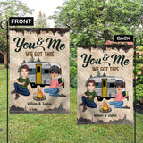 Making Memories One Campsite At A Time - Personalized Camping Garden Flag