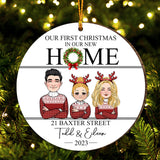 Our Frist Christmas - Personalized Housewarming Ornament