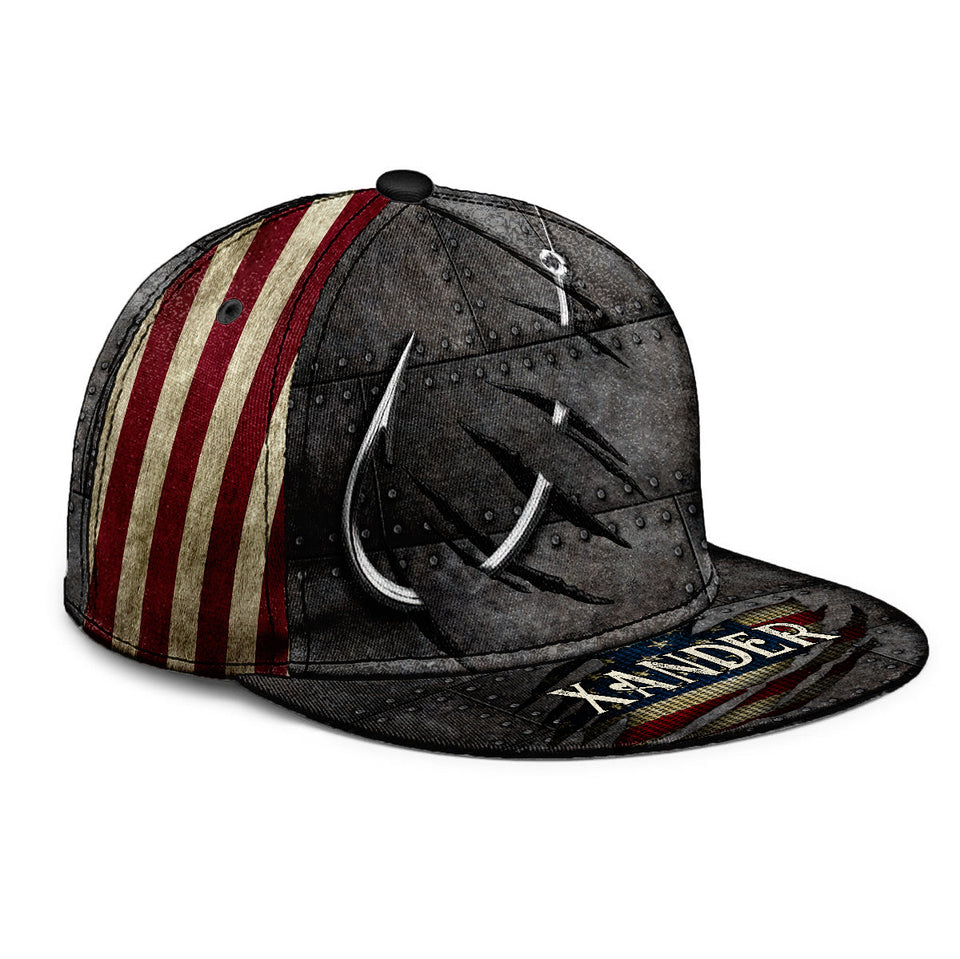 Fishing Hook Cool Design - Personalized Fishing Snapback