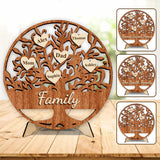 Family Is Forever - Personalized Family 2 Layered Wood Sign / Wood Plaque