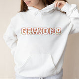 Custom Name - Personalized Grandma Embroidered Hoodie