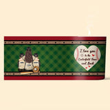 My Heart Is On That Field - Personalized Baseball Candle With Wooden Lid