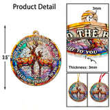 God Blessed The Broken Road - Personalized Hunting Ornament