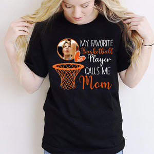 My Basketball Player Calls Me Mom Grandma - Personalized Basketball T-shirt And Hoodie