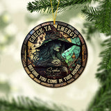 Check Ya Energy - Personalized Witch Ornament